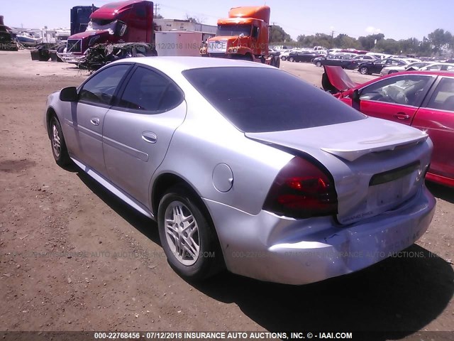 2G2WP522151143069 - 2005 PONTIAC GRAND PRIX SILVER photo 3