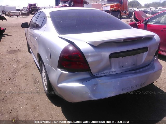 2G2WP522151143069 - 2005 PONTIAC GRAND PRIX SILVER photo 6