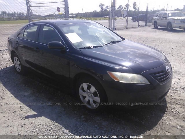 4T1BE46K28U239818 - 2008 TOYOTA CAMRY CE/LE/XLE/SE BLACK photo 1