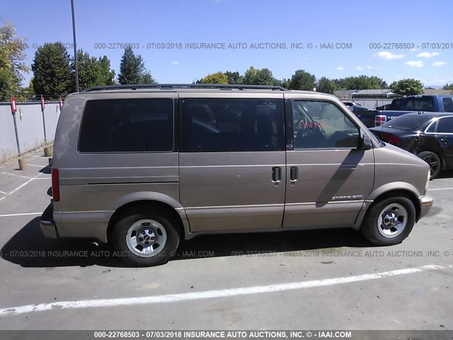 1GKEL19W51B510297 - 2001 GMC SAFARI XT Champagne photo 6