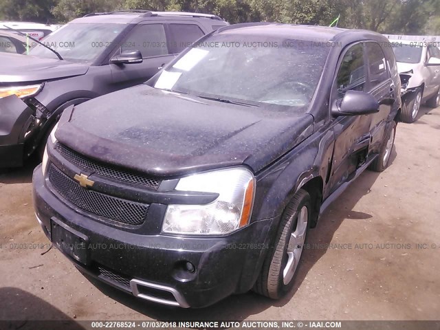 2CNDL037986066837 - 2008 CHEVROLET EQUINOX SPORT BLACK photo 2