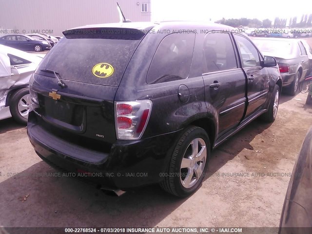 2CNDL037986066837 - 2008 CHEVROLET EQUINOX SPORT BLACK photo 4