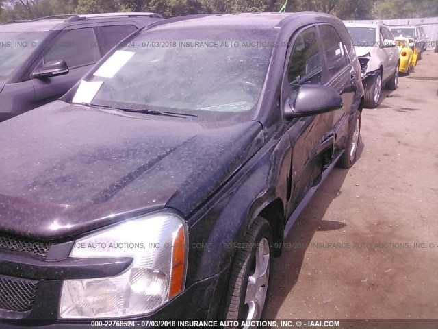 2CNDL037986066837 - 2008 CHEVROLET EQUINOX SPORT BLACK photo 6