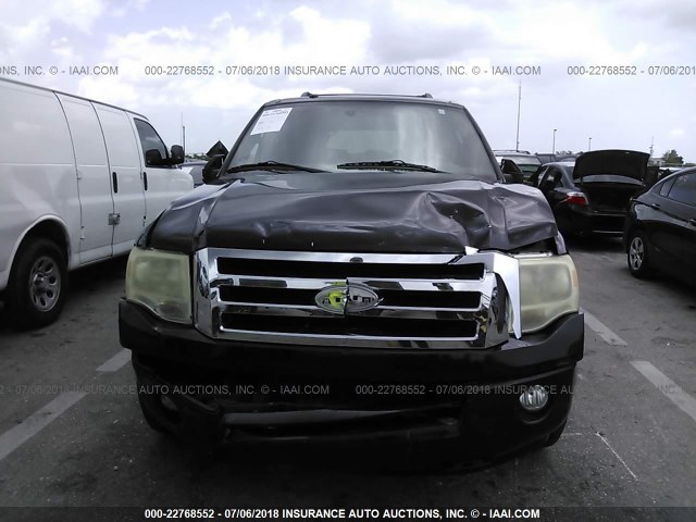 1FMJK1K55BEF28129 - 2011 FORD EXPEDITION EL LIMITED BLACK photo 6