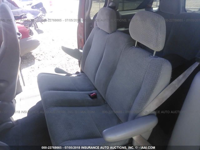 2FMZA51452BB27715 - 2002 FORD WINDSTAR LX RED photo 8