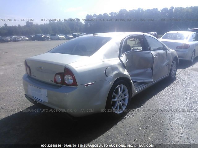 1G1ZK57BX9F176238 - 2009 CHEVROLET MALIBU LTZ 金色 照片 4