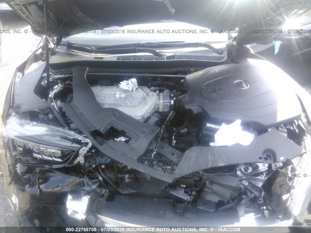 19UUB3F65JA006348 - 2018 ACURA TLX TECH+A/TCH+AR BLACK photo 10