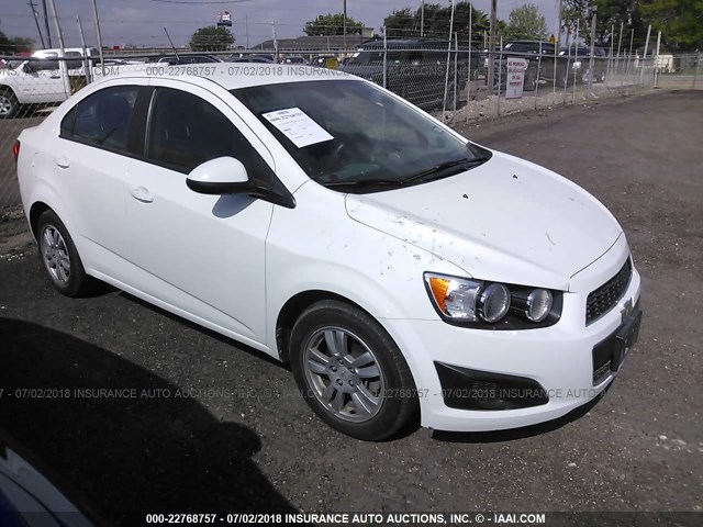 1G1JA5SH6C4119307 - 2012 CHEVROLET SONIC LS 白色 照片 1
