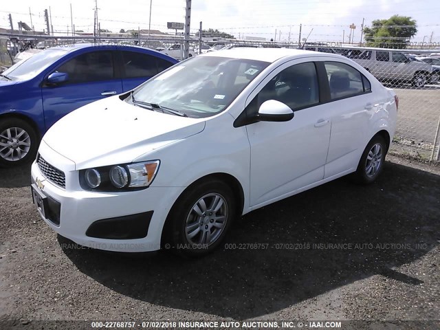 1G1JA5SH6C4119307 - 2012 CHEVROLET SONIC LS 白色 照片 2