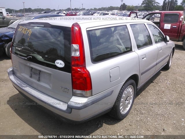 YV1SW58D811137527 - 2001 VOLVO V70 2.4T SILVER photo 4