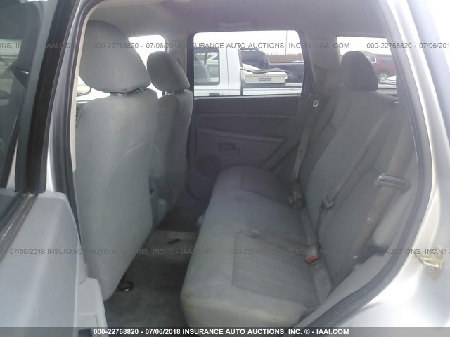 1J4GS48KX6C217109 - 2006 JEEP GRAND CHEROKEE LAREDO/COLUMBIA/FREEDOM 银色 照片 8