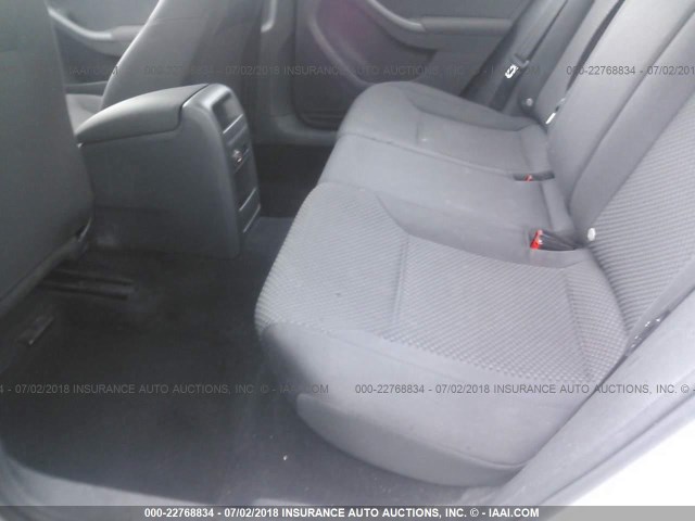 3VW1K7AJ2CM339324 - 2012 VOLKSWAGEN JETTA S Ağ foto 8