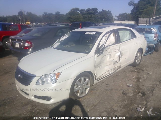 4T1BK3DB0AU363193 - 2010 TOYOTA AVALON XL/XLS/LIMITED WHITE photo 2