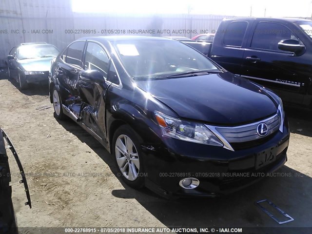 JTHBB1BA9A2034957 - 2010 LEXUS HS 250H BLACK photo 1