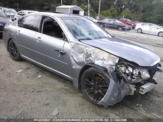 JNKBY01E27M401790 - 2007 INFINITI M45 SPORT SILVER photo 1