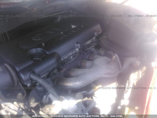 4T1BE46K27U035888 - 2007 TOYOTA CAMRY NEW GENERAT CE/LE/XLE/SE RED photo 10