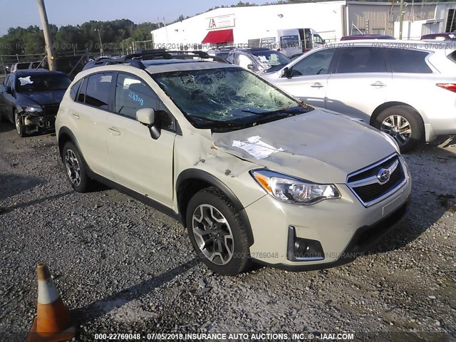 JF2GPANCXHH234325 - 2017 SUBARU CROSSTREK LIMITED CREAM photo 1