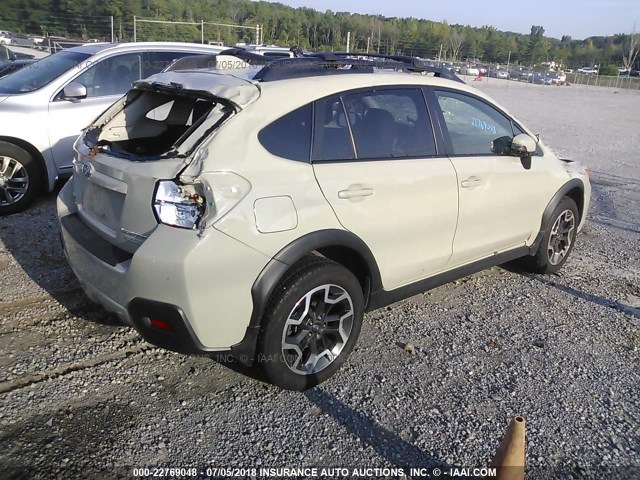 JF2GPANCXHH234325 - 2017 SUBARU CROSSTREK LIMITED CREAM photo 4