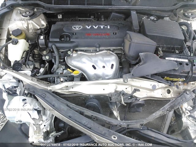4T4BE46K79R049956 - 2009 TOYOTA CAMRY SE/LE/XLE ოქროსფერი ფოტო 10