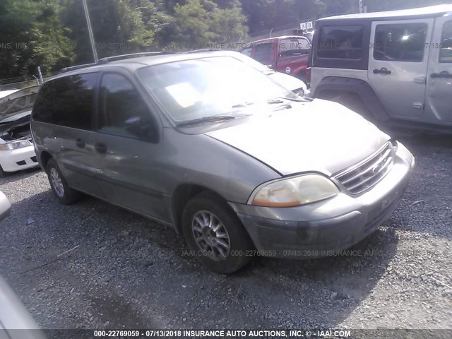 2FMDA5141XBA88929 - 1999 FORD WINDSTAR LX TEAL photo 1