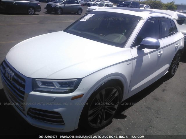 WA1A4AFY5J2142789 - 2018 AUDI SQ5 PREMIUM PLUS WHITE photo 2