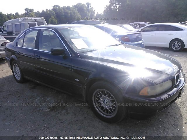 WBADT43432GY42787 - 2002 BMW 525 I AUTOMATIC BLACK photo 1