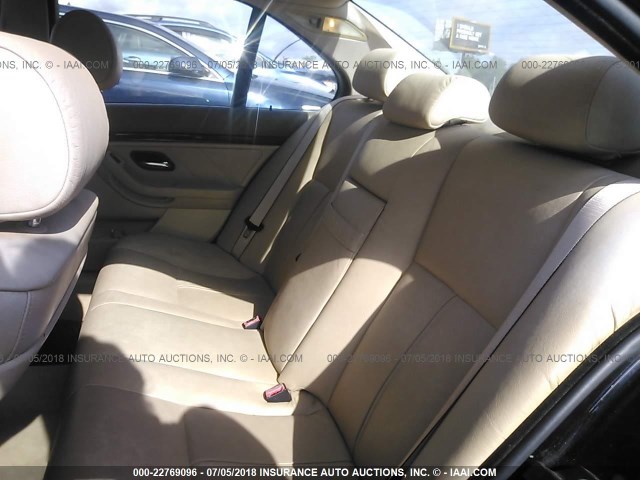 WBADT43432GY42787 - 2002 BMW 525 I AUTOMATIC BLACK photo 8