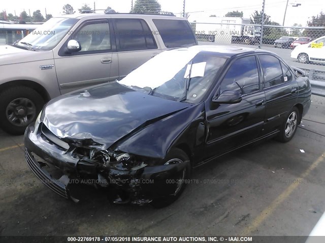 3N1AB51D63L717719 - 2003 NISSAN SENTRA SE-R SPEC V BLACK photo 2