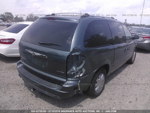 2C8GP64L45R329247 - 2005 CHRYSLER TOWN & COUNTRY LIMITED BLUE photo 4