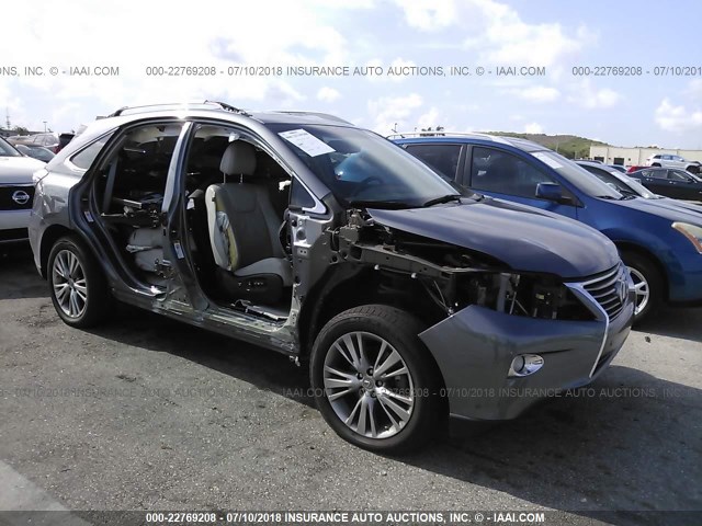 2T2ZK1BA1DC094099 - 2013 LEXUS RX 350 GRAY photo 1