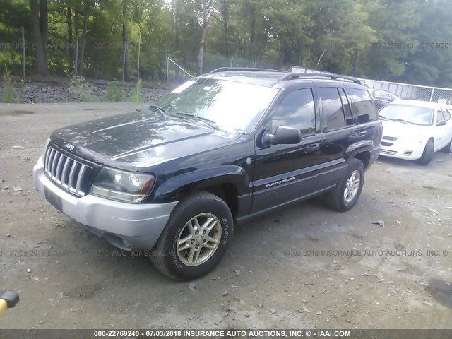 1J4GW48S04C345618 - 2004 JEEP GRAND CHEROKEE LAREDO/COLUMBIA/FREEDOM 黑色 照片 2