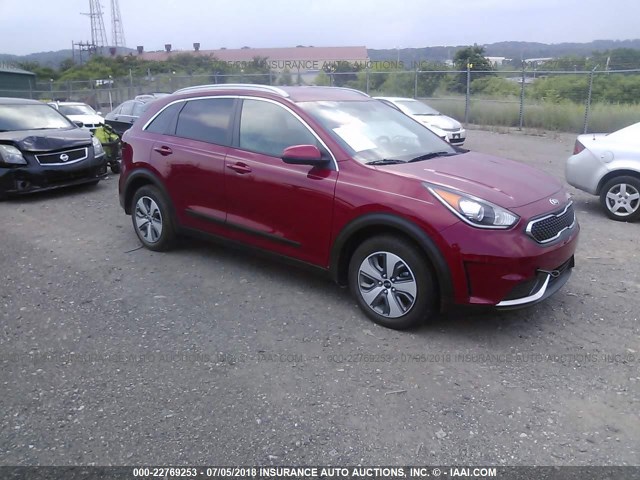 KNDCB3LC8H5088762 - 2017 KIA NIRO FE/LX RED photo 1