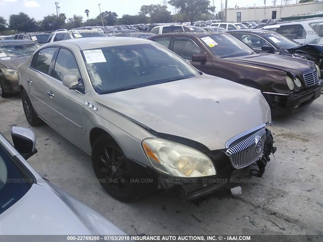 1G4HD57247U125027 - 2007 BUICK LUCERNE CXL GOLD photo 1