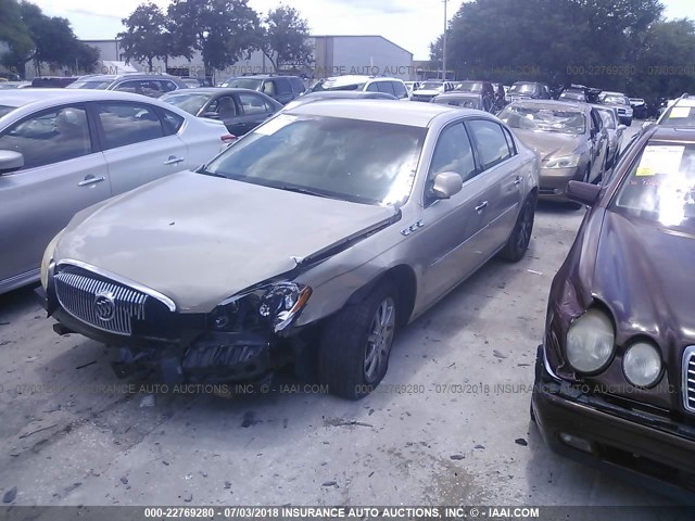 1G4HD57247U125027 - 2007 BUICK LUCERNE CXL GOLD photo 2