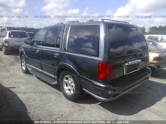 5LMRU27A8YLJ08164 - 2000 LINCOLN NAVIGATOR BLUE photo 3