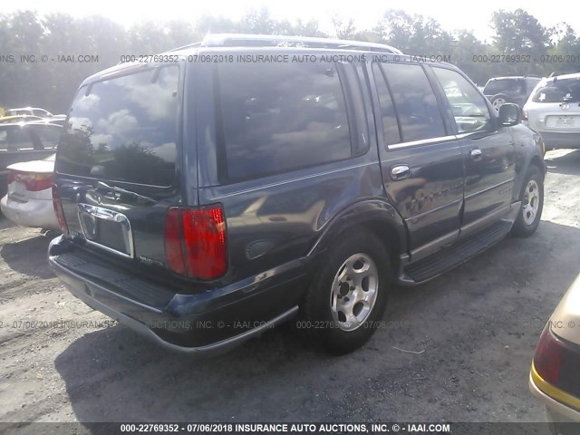 5LMRU27A8YLJ08164 - 2000 LINCOLN NAVIGATOR BLUE photo 4