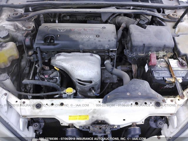 JTDBE32K820091564 - 2002 TOYOTA CAMRY LE/XLE/SE თეთრი ფოტო 10