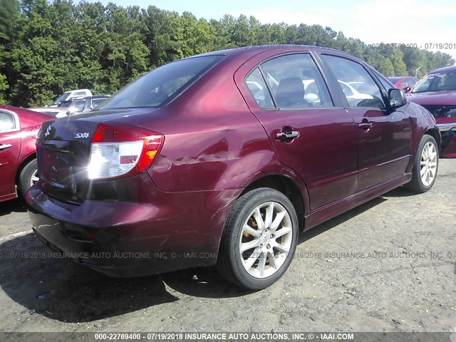 JS2YC415985105829 - 2008 SUZUKI SX4 CONVENIENCE/TOURING MAROON photo 4