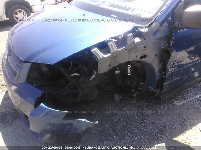 2D4RN4DE1AR411407 - 2010 DODGE GRAND CARAVAN SE BLUE photo 6