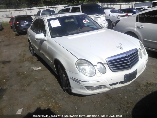 WDBUF87X47B181943 - 2007 MERCEDES-BENZ E 350 4MATIC WHITE photo 1