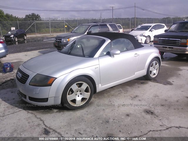 TRUUT28N111037726 - 2001 AUDI TT QUATTRO GRAY photo 2