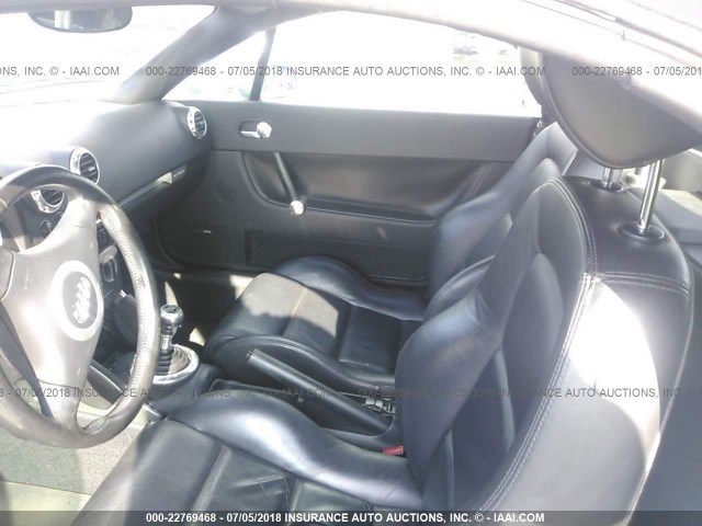 TRUUT28N111037726 - 2001 AUDI TT QUATTRO GRAY photo 8