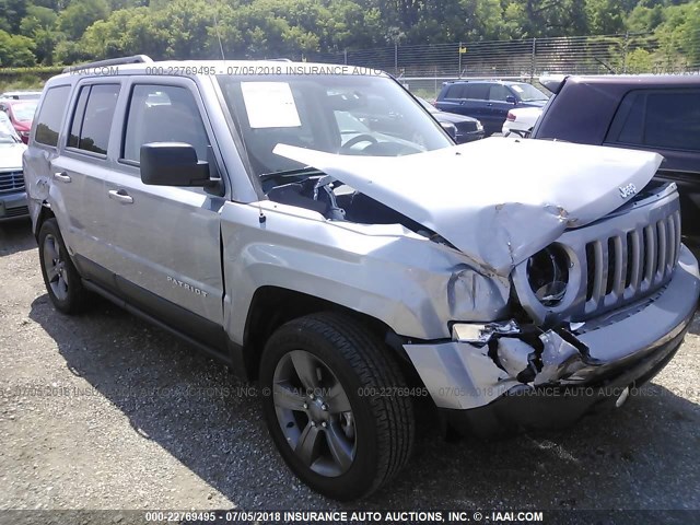 1C4NJRFB3FD217043 - 2015 JEEP PATRIOT LATITUDE SILVER photo 1