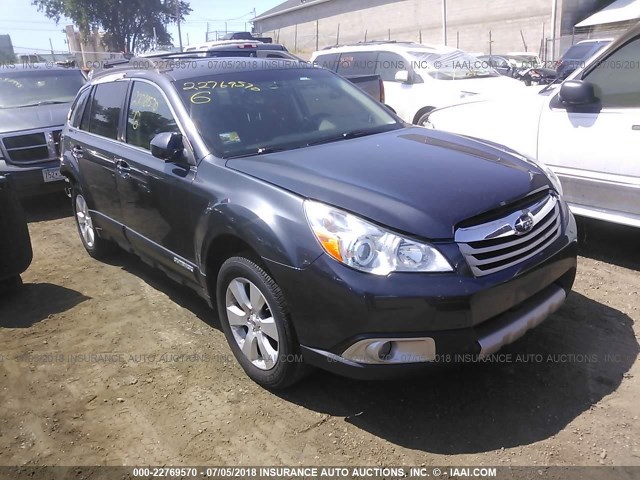 4S4BRCLC9C3299590 - 2012 SUBARU OUTBACK 2.5I LIMITED BLACK photo 1