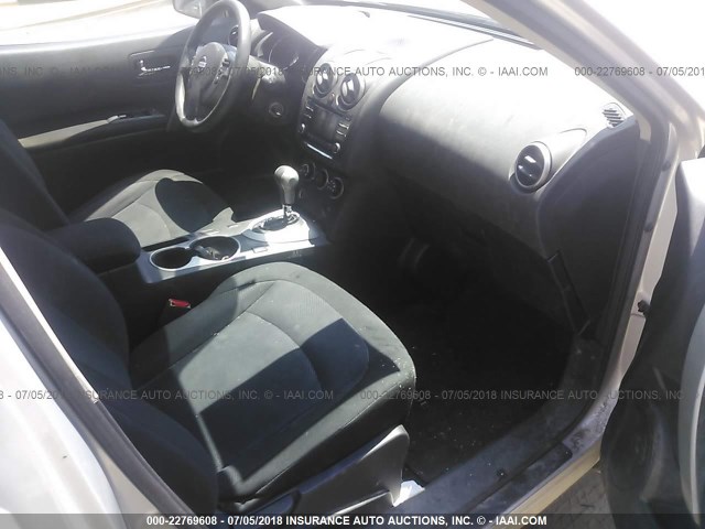 JN8AS5MV2DW114901 - 2013 NISSAN ROGUE S/SV SILVER photo 5