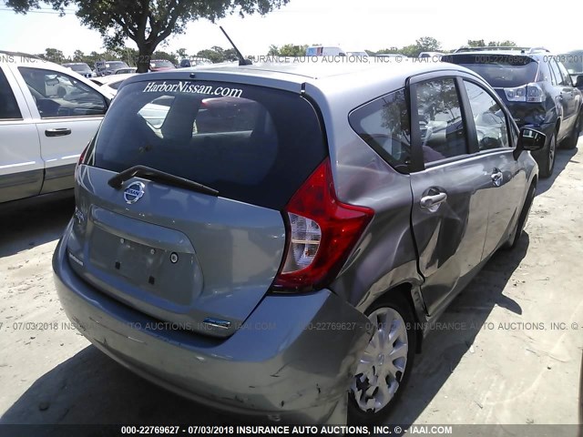 3N1CE2CPXFL362256 - 2015 NISSAN VERSA NOTE S/S PLUS/SV/SL/SR GRAY photo 6