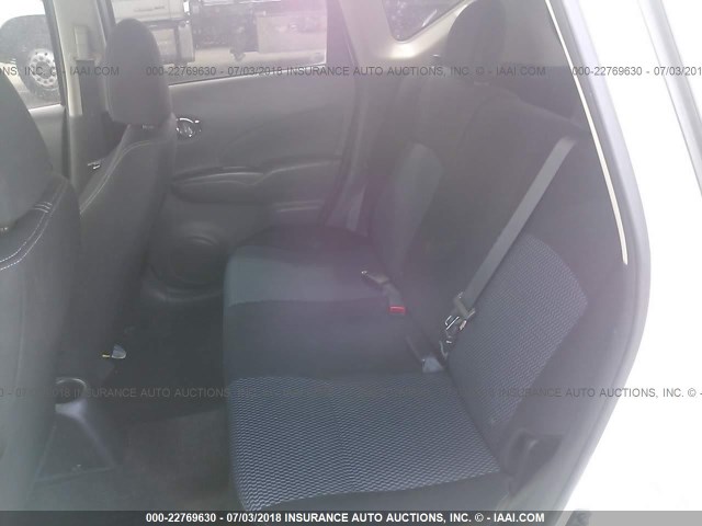 3N1CE2CP2GL381255 - 2016 NISSAN VERSA NOTE S/S PLUS/SV/SL/SR WHITE photo 8