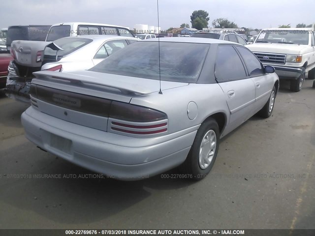 1B3HD46F4SF663051 - 1995 DODGE INTREPID SILVER photo 4