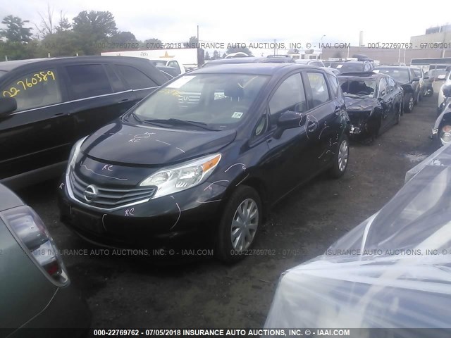 3N1CE2CP6FL393990 - 2015 NISSAN VERSA NOTE S/S PLUS/SV/SL/SR BLACK photo 2