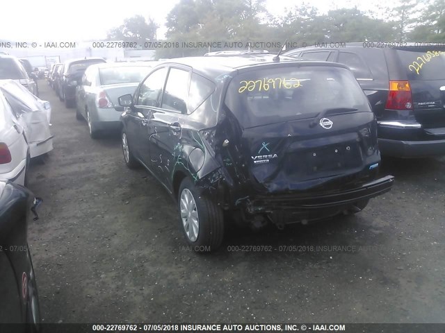 3N1CE2CP6FL393990 - 2015 NISSAN VERSA NOTE S/S PLUS/SV/SL/SR BLACK photo 3